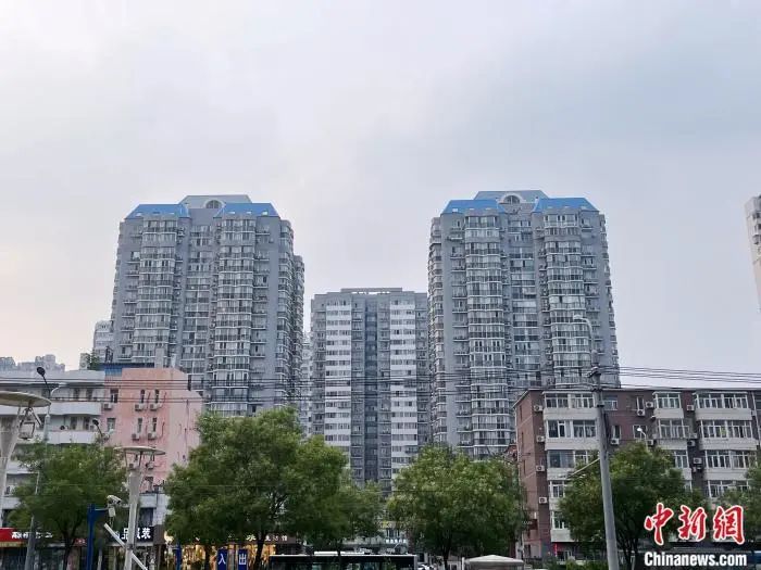 資料圖:北京某住宅樓。 中新財經(jīng) 左宇坤 攝